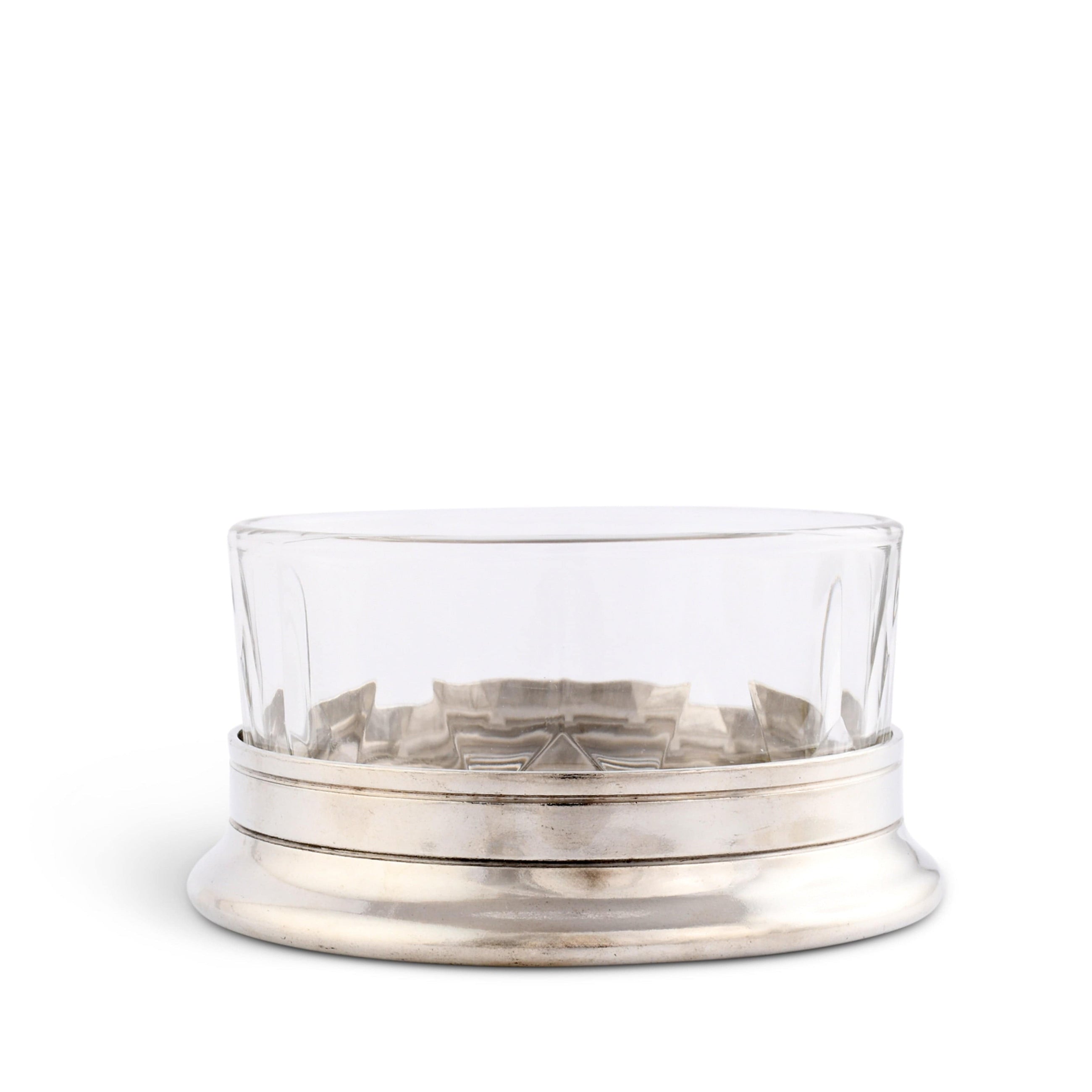 Nut Bowl Hatched Glass