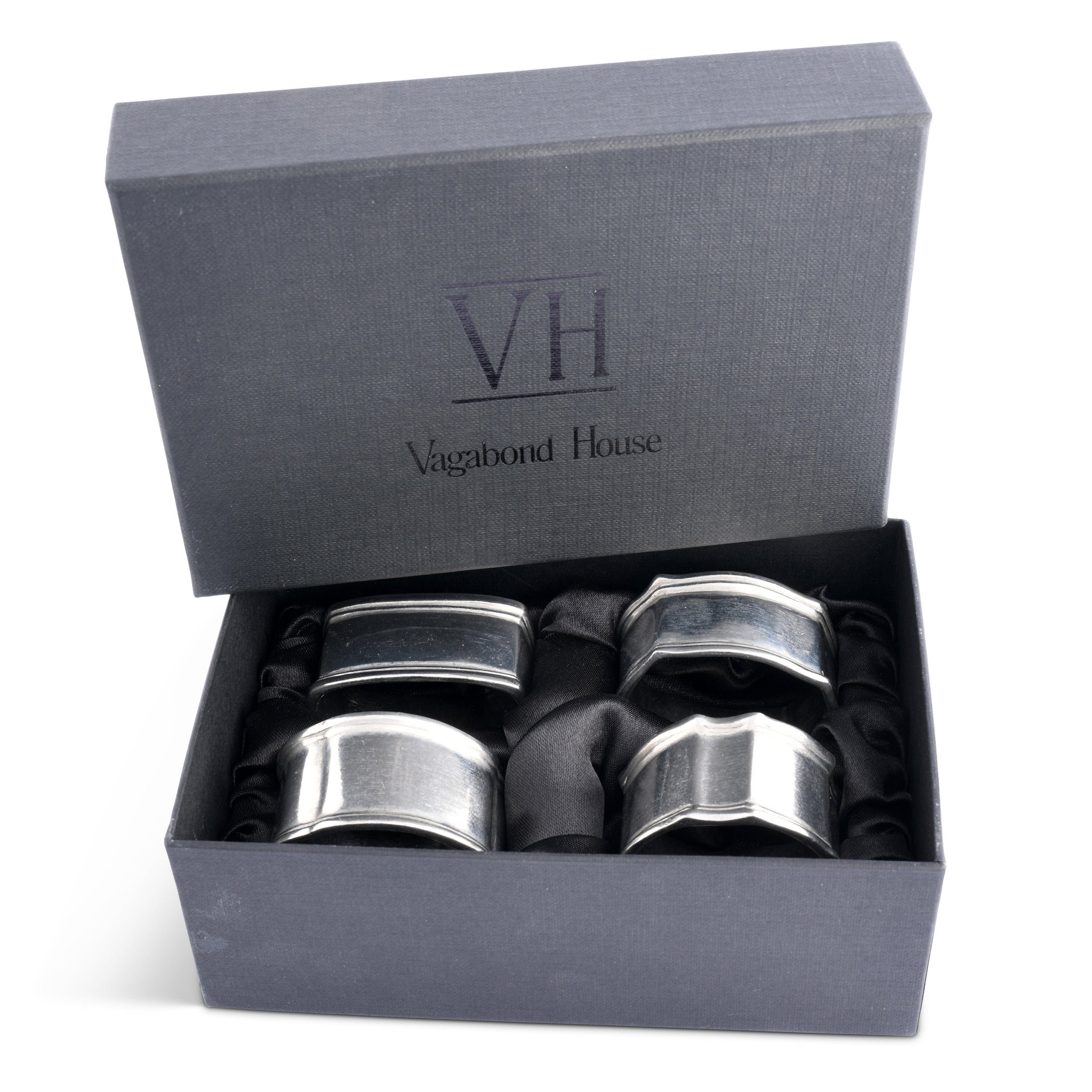 Pewter Classic Napkin Ring - Set of 4