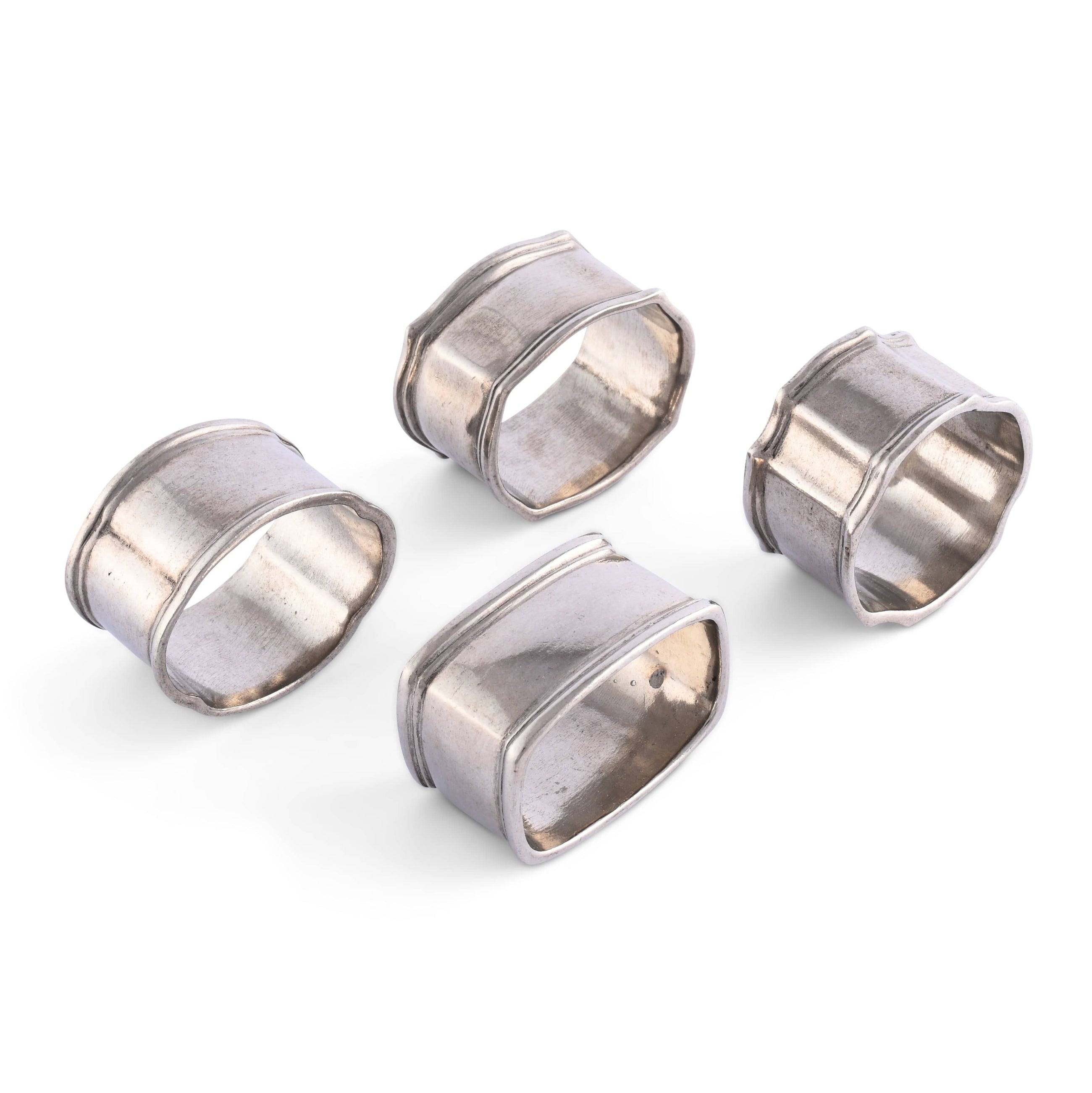 Pewter Classic Napkin Ring - Set of 4