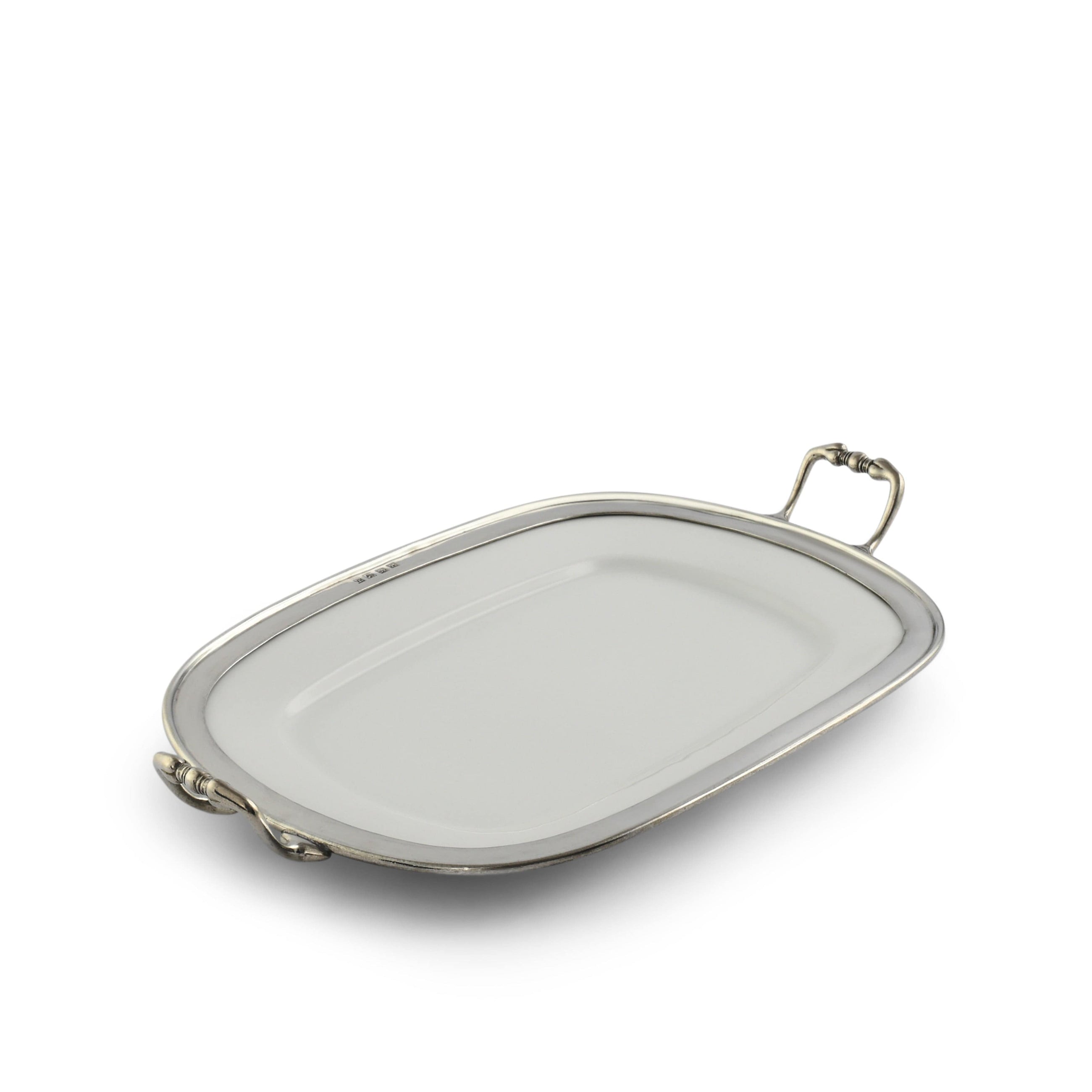 Rectangle Tray Porcelain with Handles