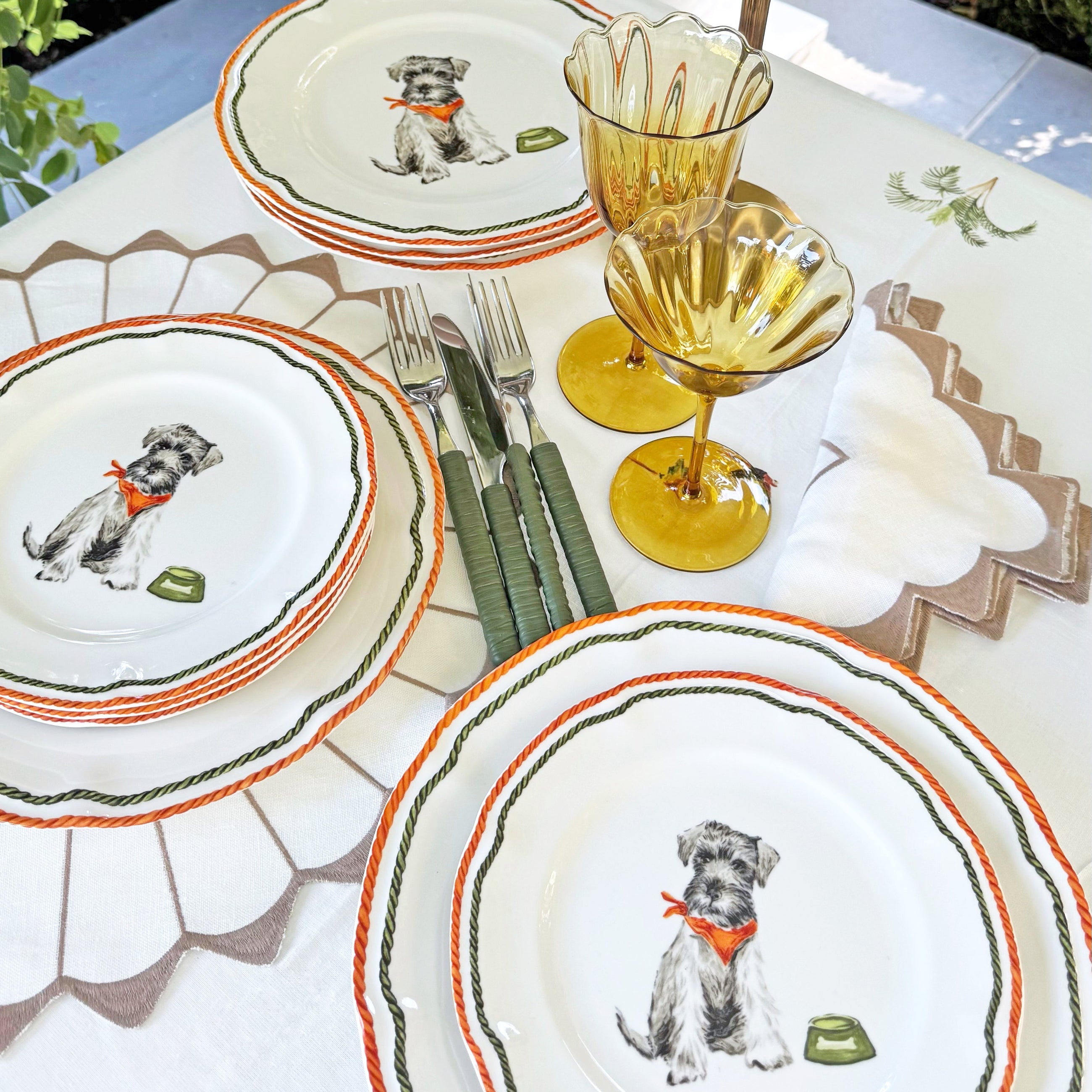Charles Dessert Plate - Set of 4