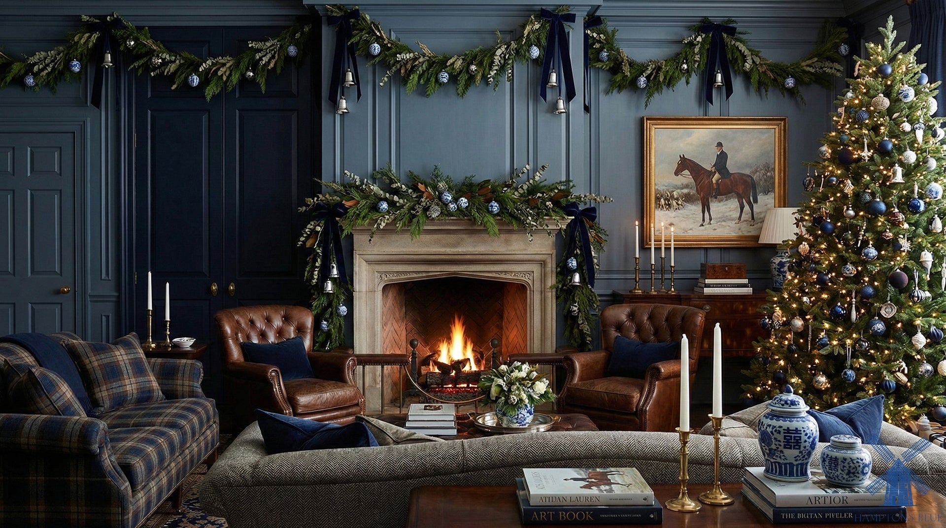A Hamptons Blue Christmas: A Refined Interpretation of the Ralph Lauren Holiday Look