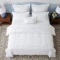 Blue and White Bedding