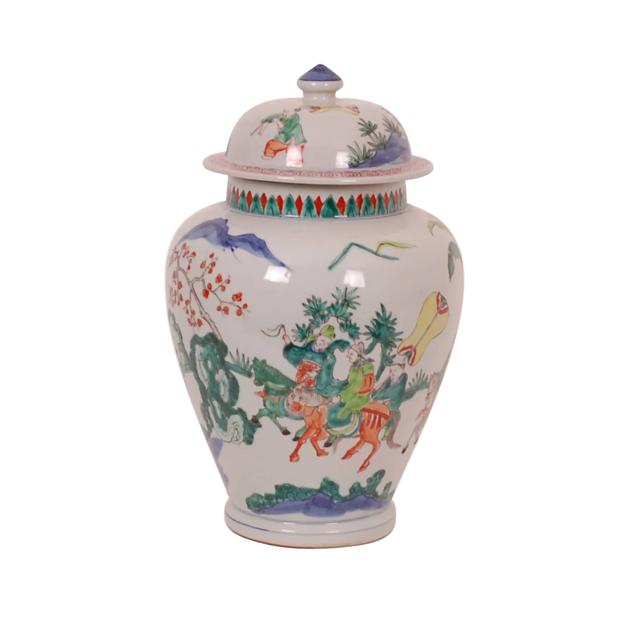 15″ Multicolored Figures Jar