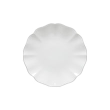 White ceramic plate on a white background