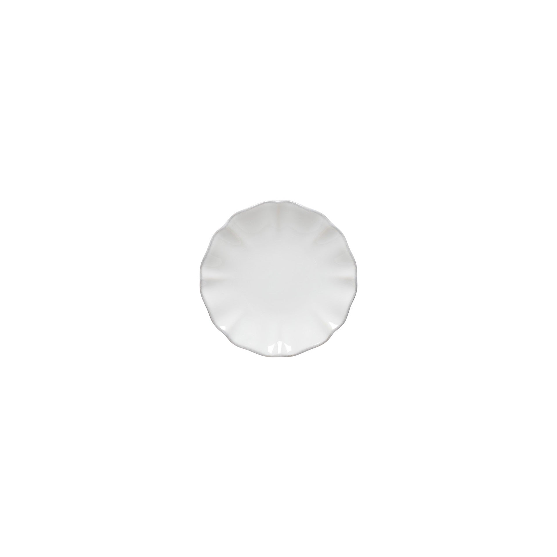 Round white object on a white background