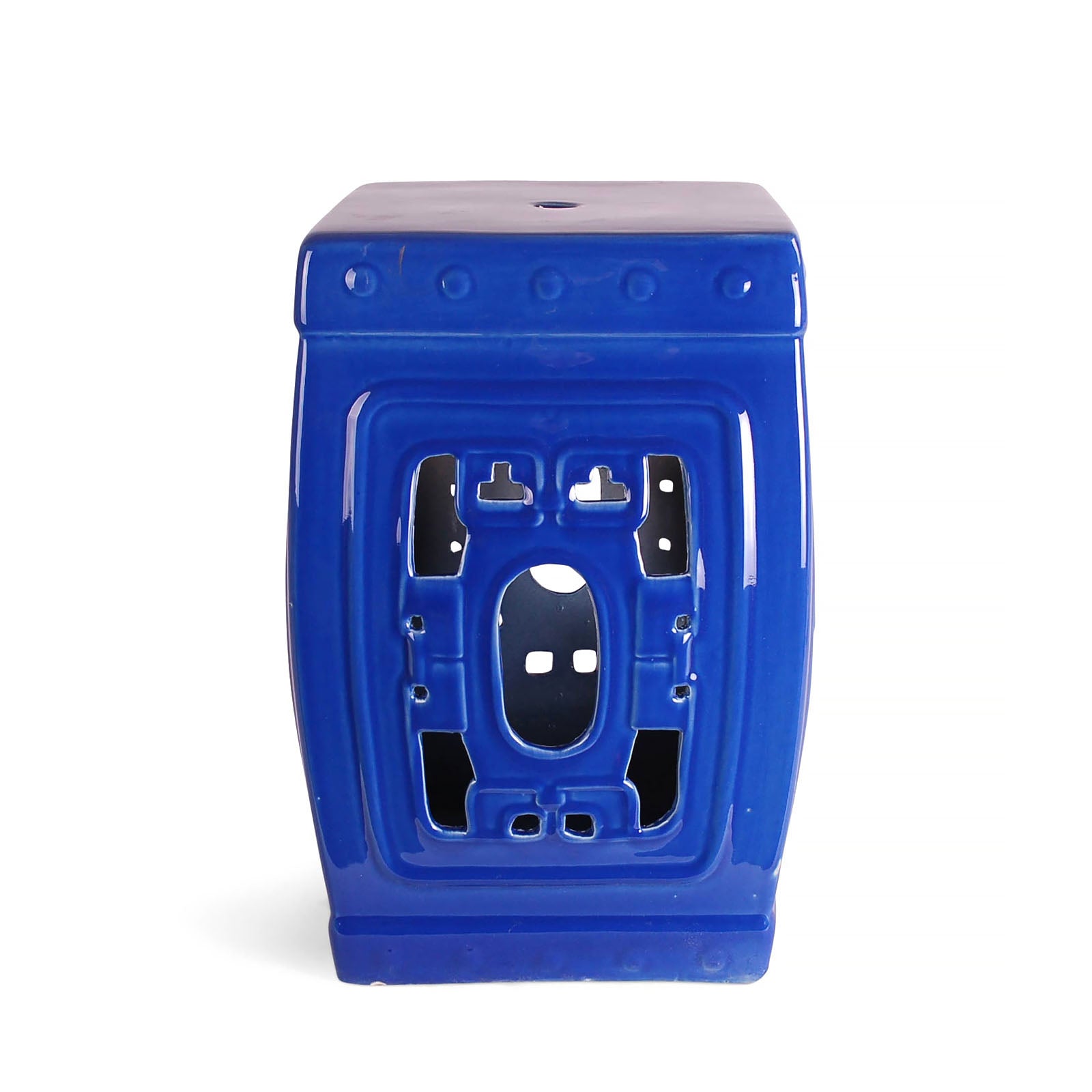 17″ Blue Square Garden Seat