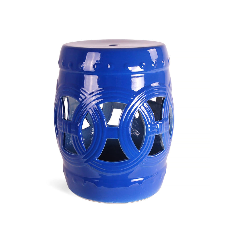 18″ Blue Coin Garden Seat
