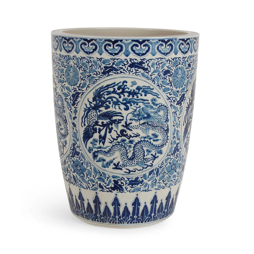20″ Newport Collection Pot | Hamptons Blue
