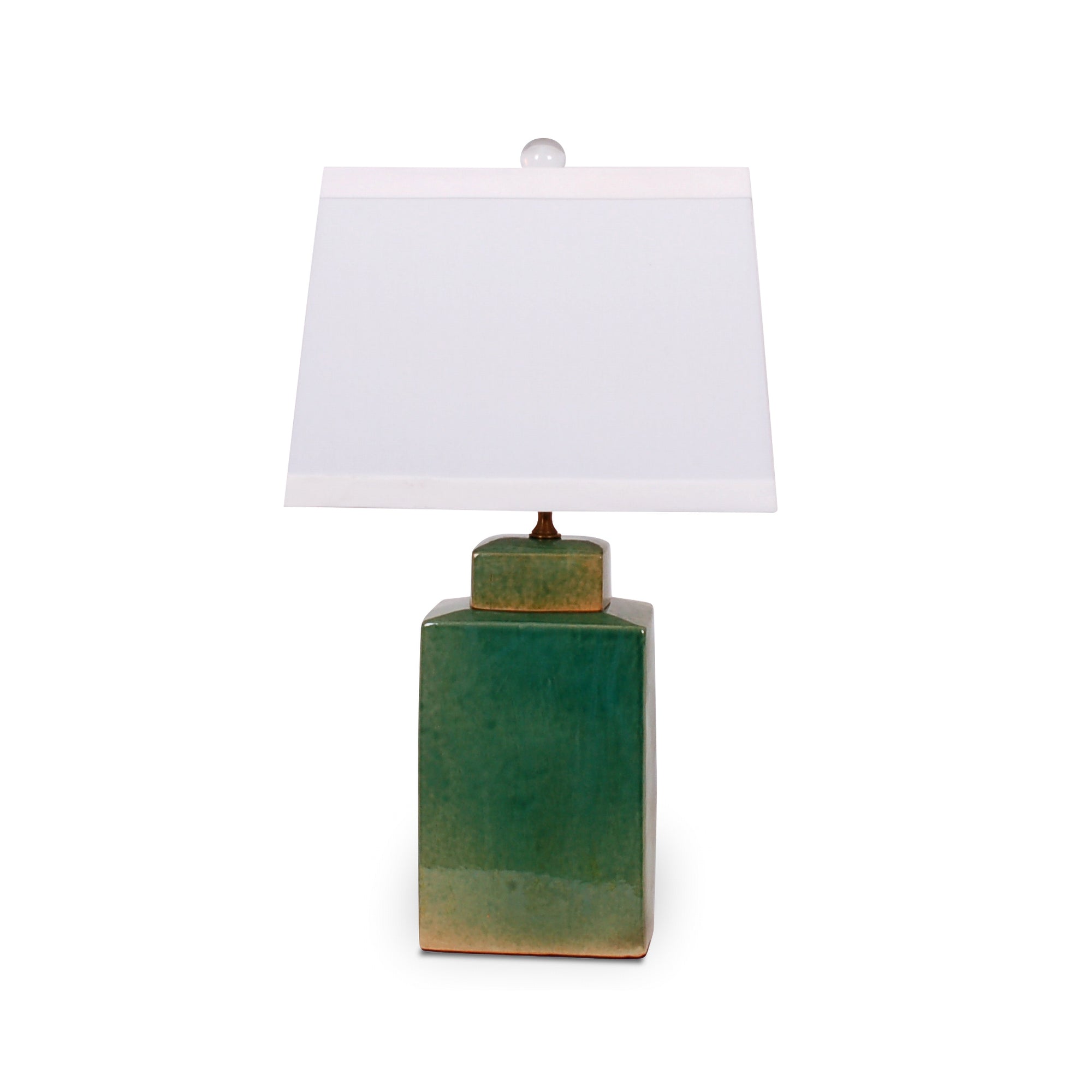 25″ Rectangular Tea Caddie Jar Lamp