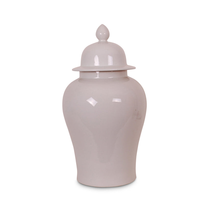 27″ White Ginger Jar
