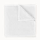 White textured sheet on a white background