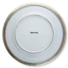 Classic Pewter Rim Dinner Plate