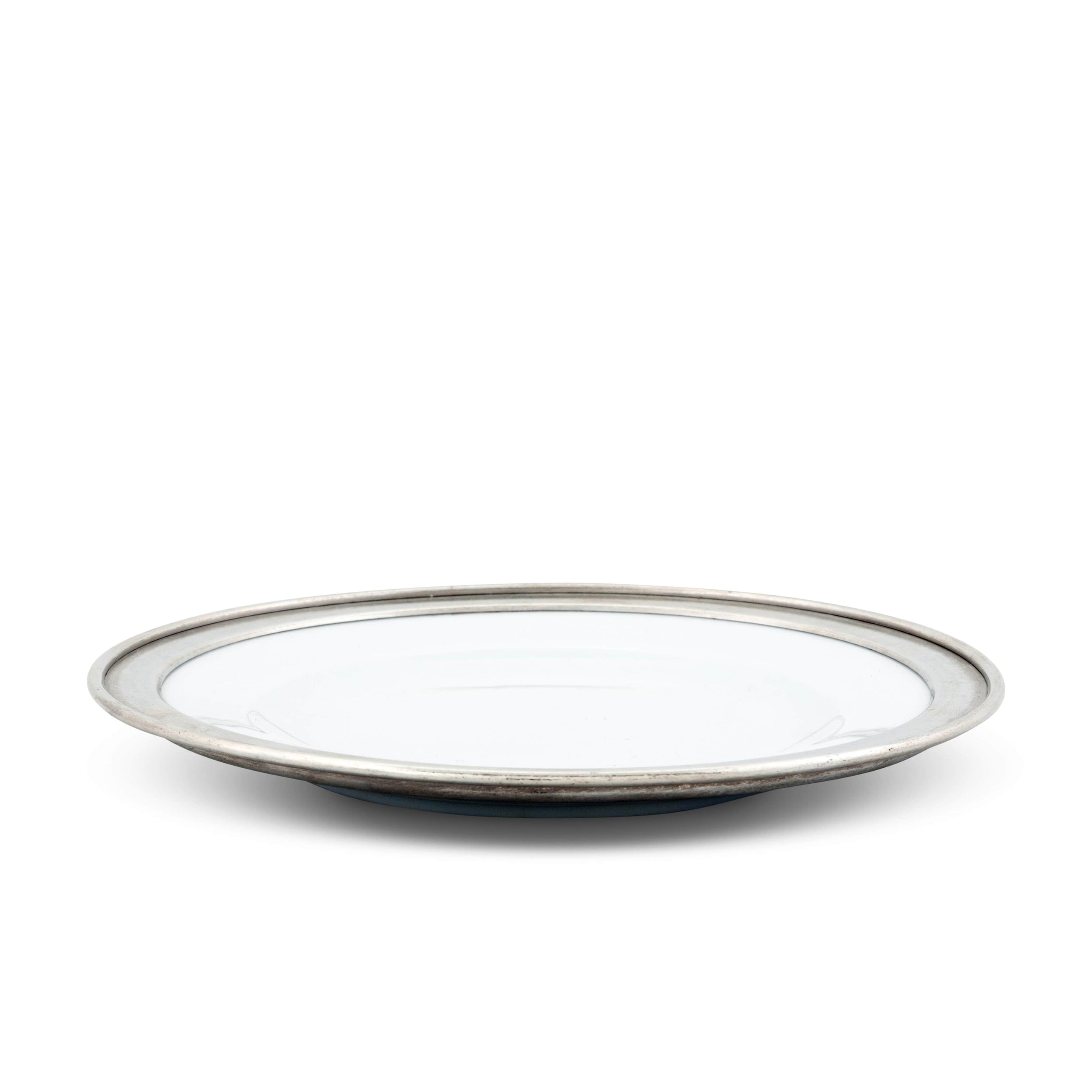 Classic Pewter Rim Salad Plate