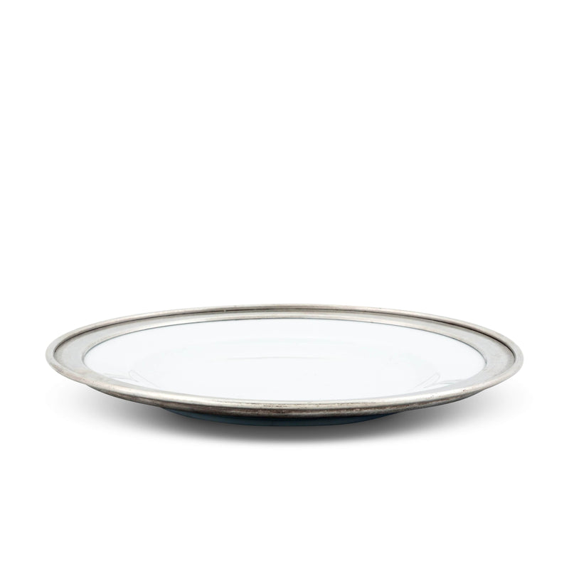 Classic Pewter Rim Salad Plate