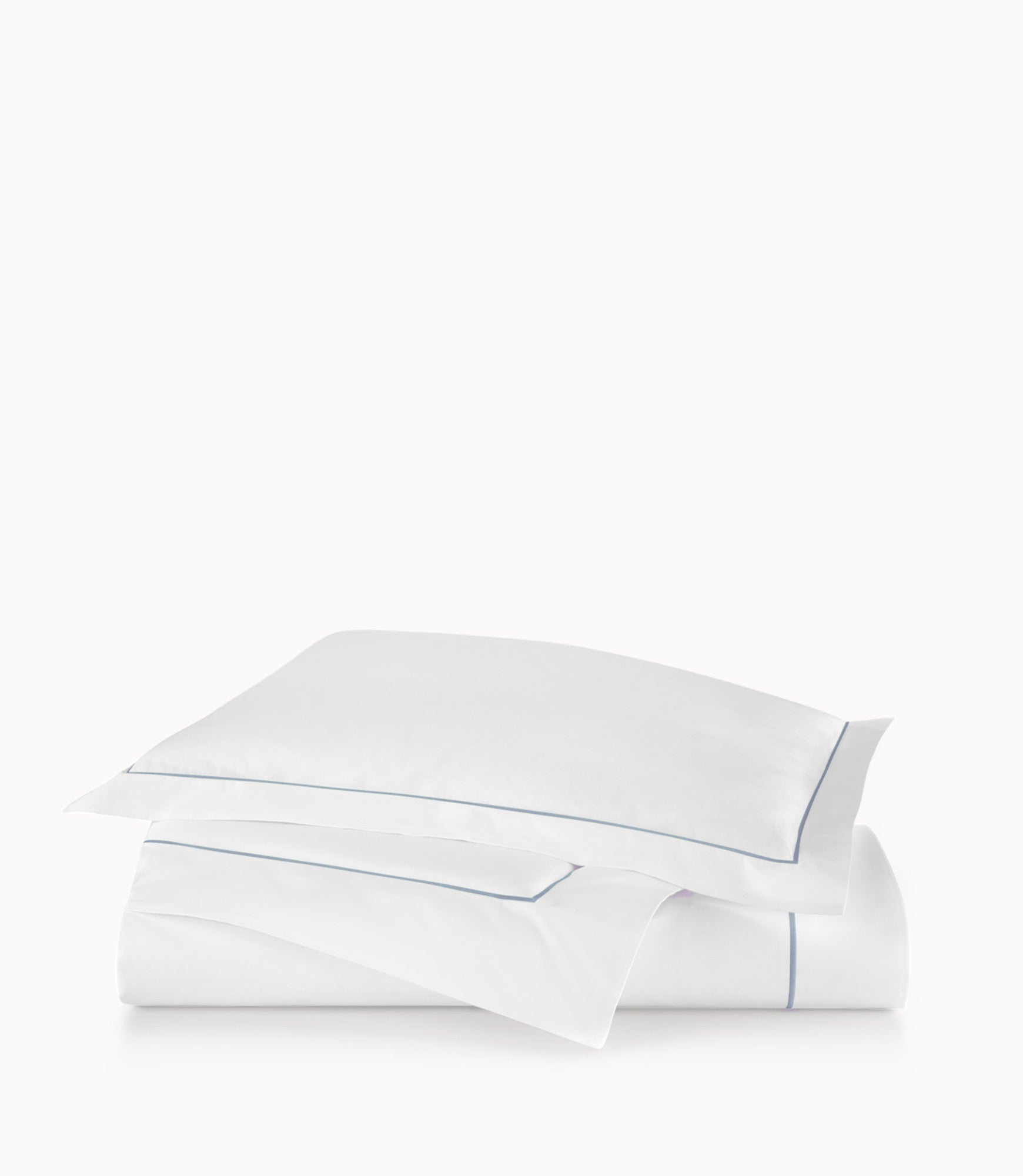 Soprano II Sateen Duvet Cover Wedgewood