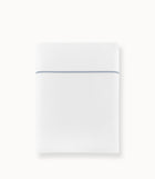 Soprano II Sateen Flat Sheet Wedgewood