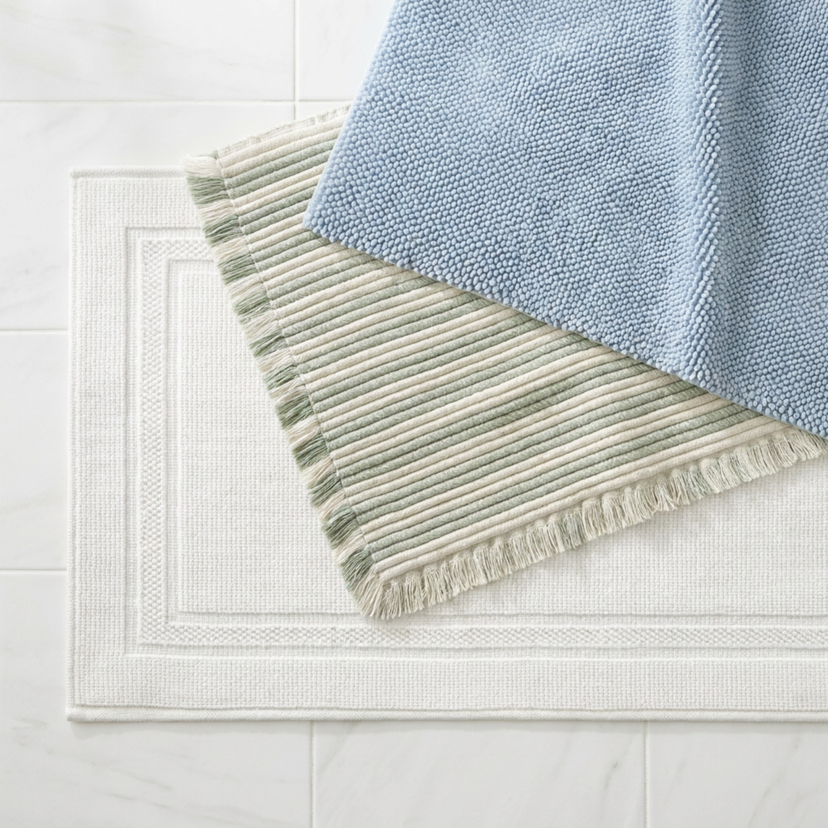 Spa Border Bath Mat