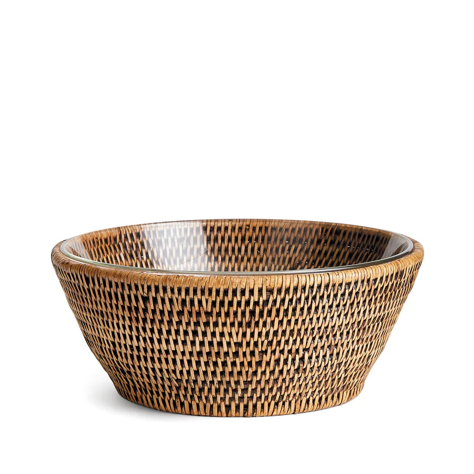 Burma Rattan Serving Bowl 10.75"