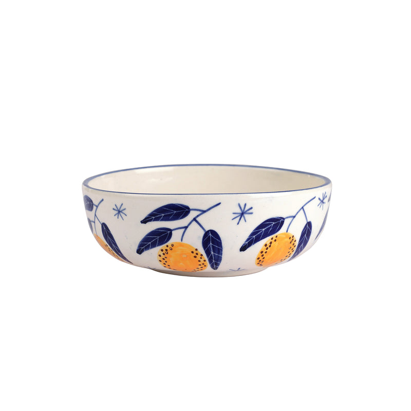 Italian Lemon Bowl, - 2.5x7 Inches (Set of 2)