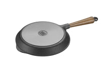 9.5" Cast Iron Skillet with Walnut Handle by Skeppshult