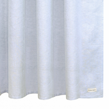 Chambray Shower Curtain, Pearl Blue