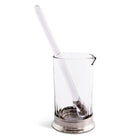 Mixing Pitcher and Stirrer - Hatched Glass