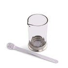 Mixing Pitcher and Stirrer - Hatched Glass