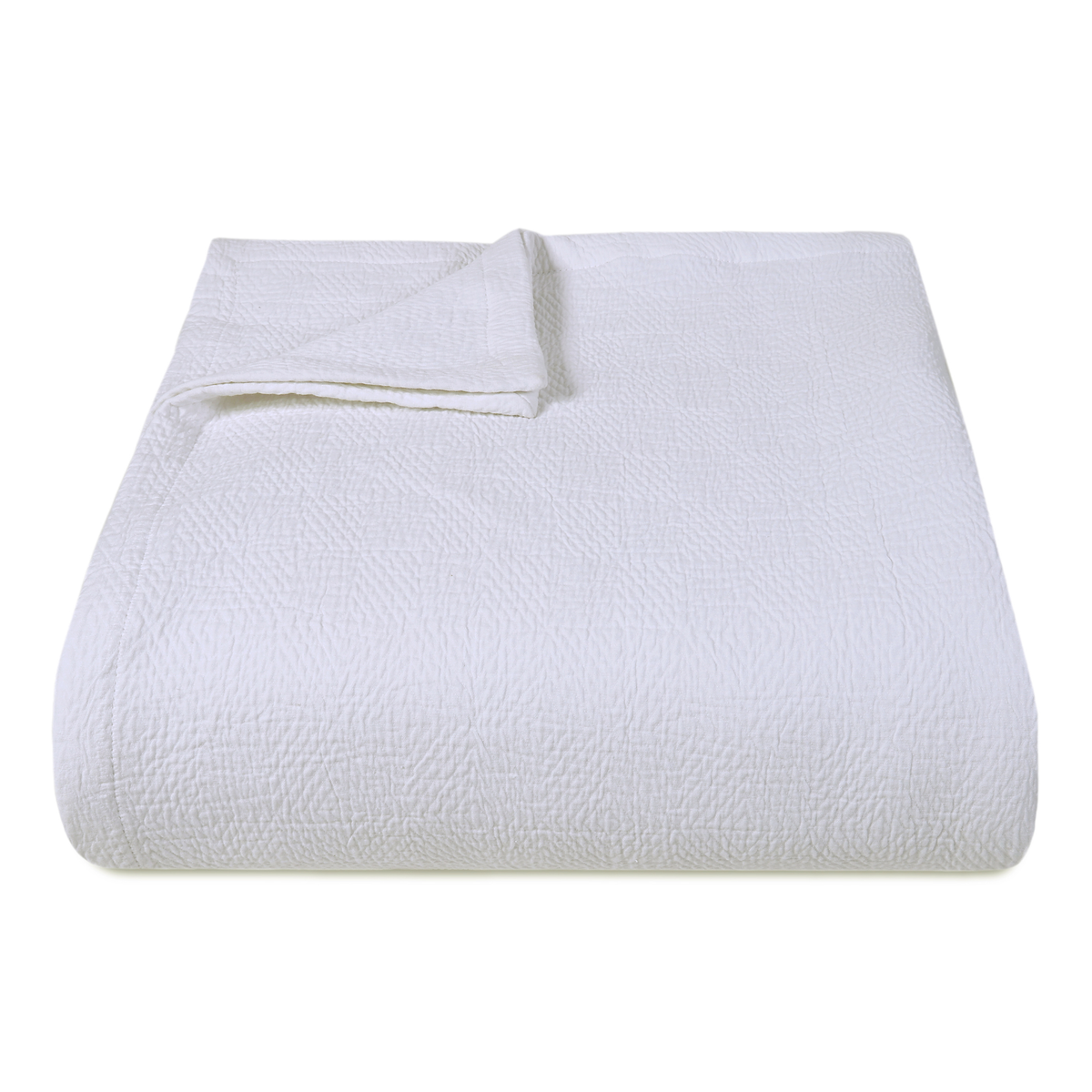 Diamond Cotton Coverlet, Snow White