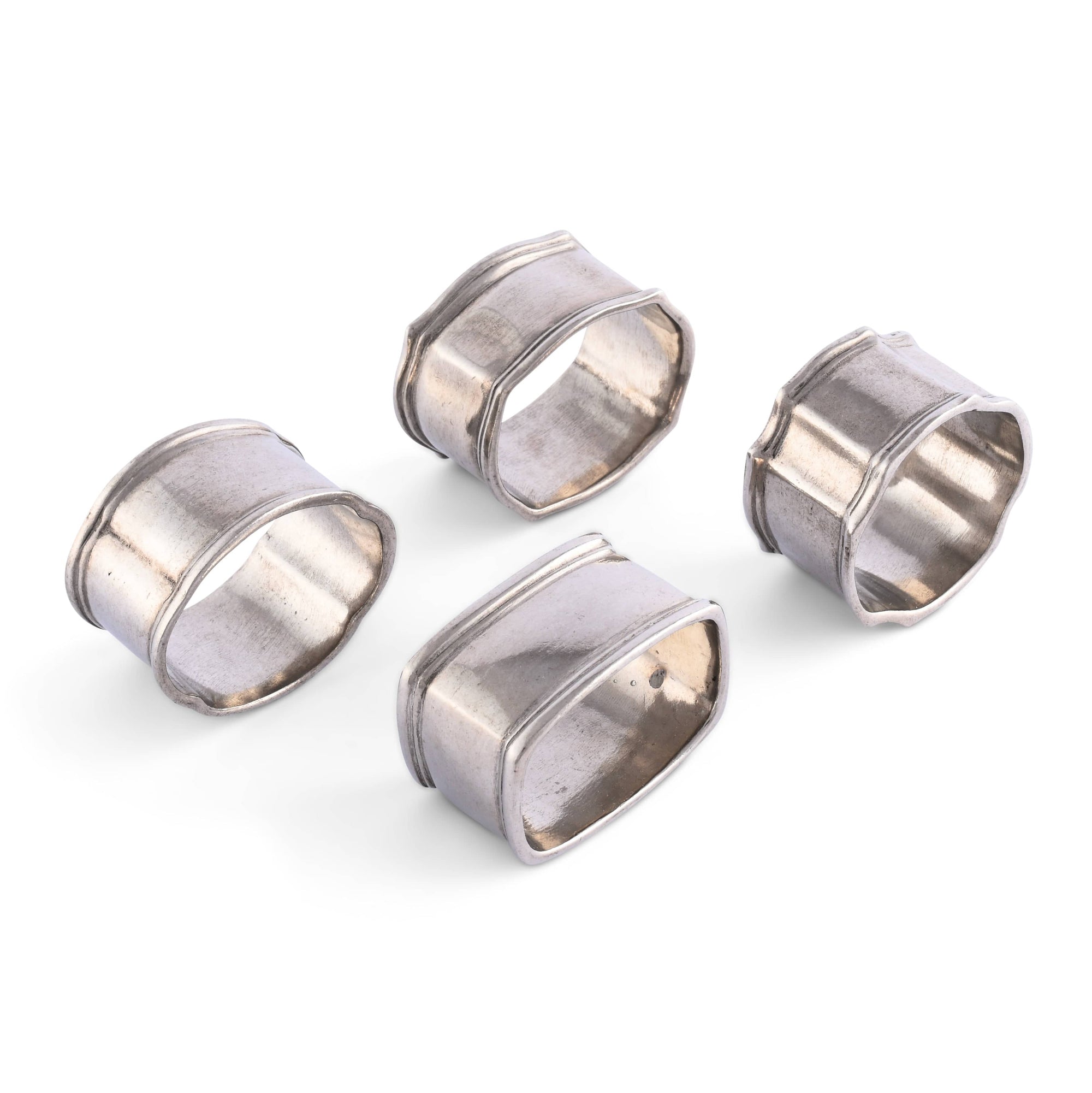Pewter Classic Napkin Ring - Set of 4