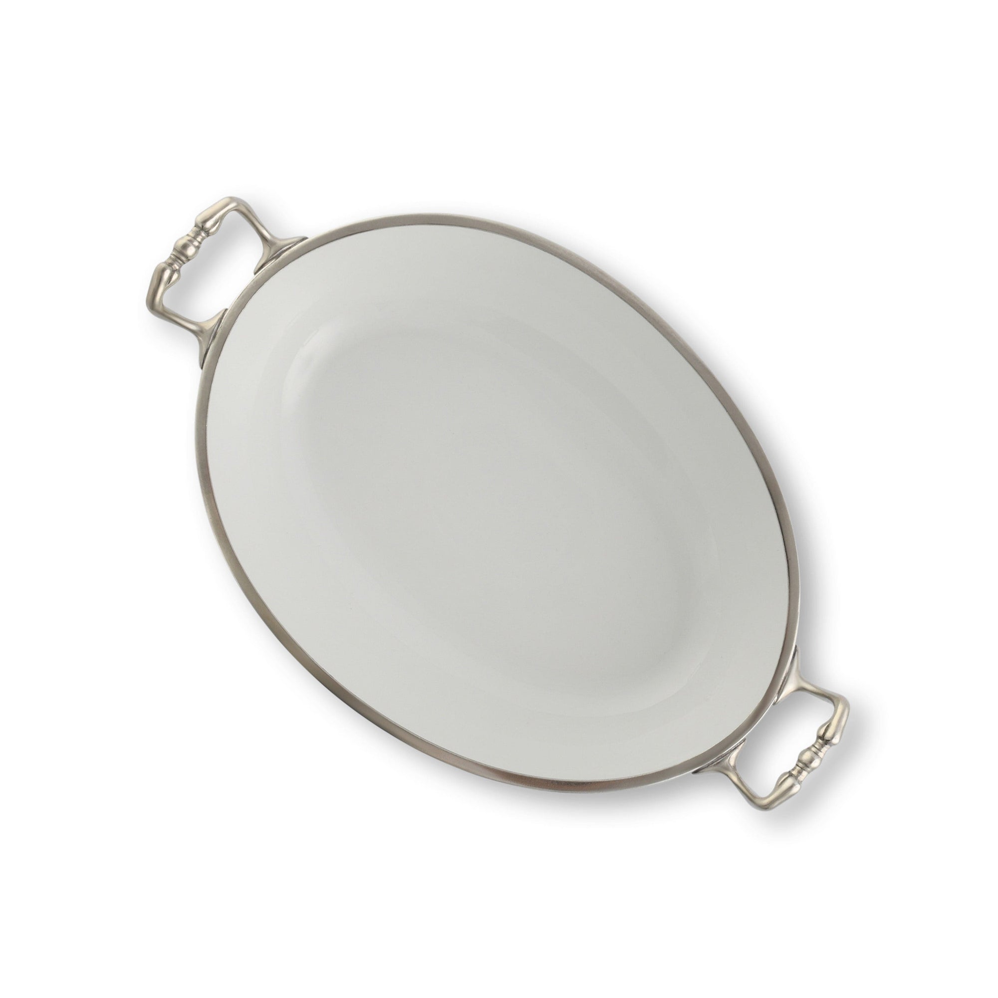 Oval Bowl Porcelain with Handles