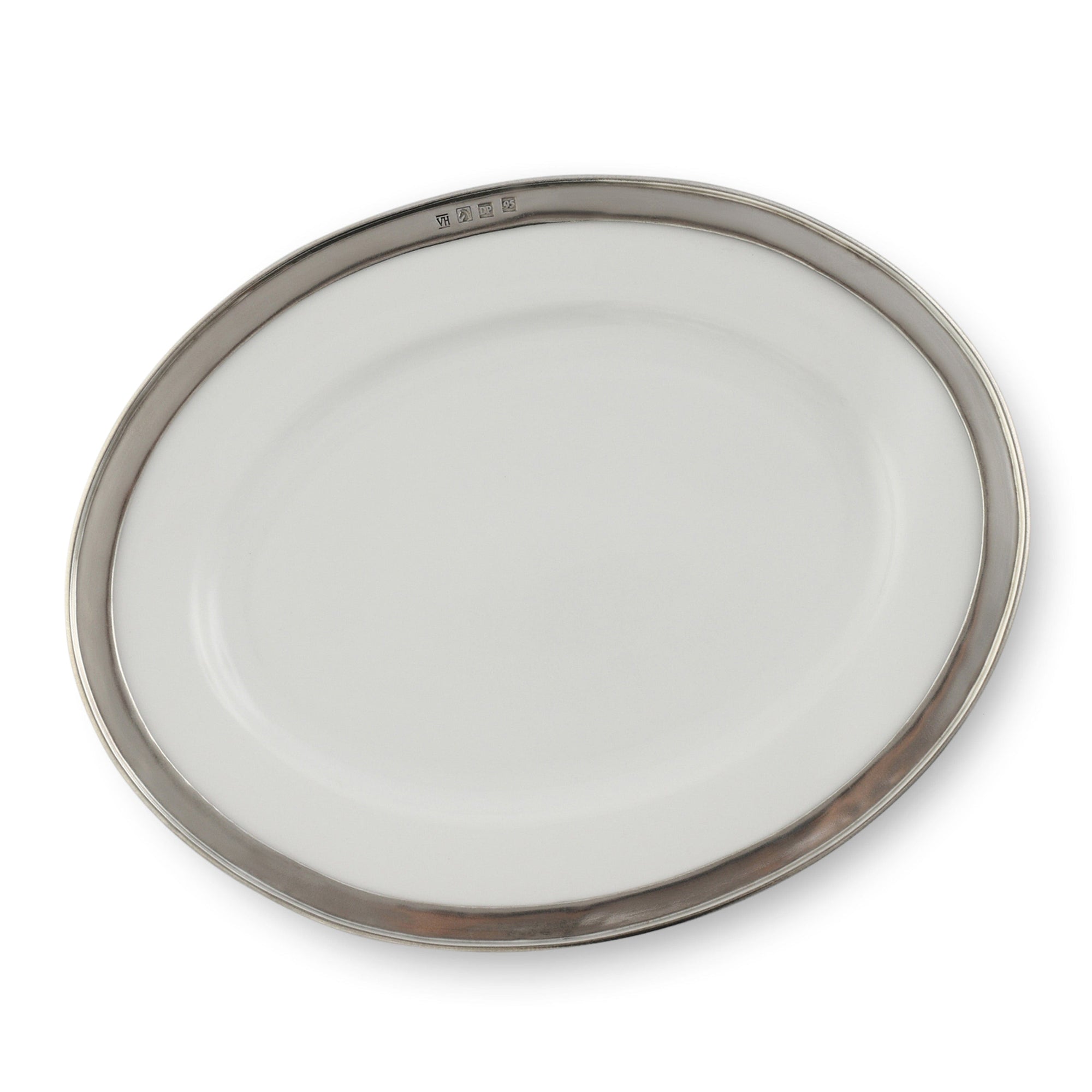 Oval Serving Platter Porcelain Med