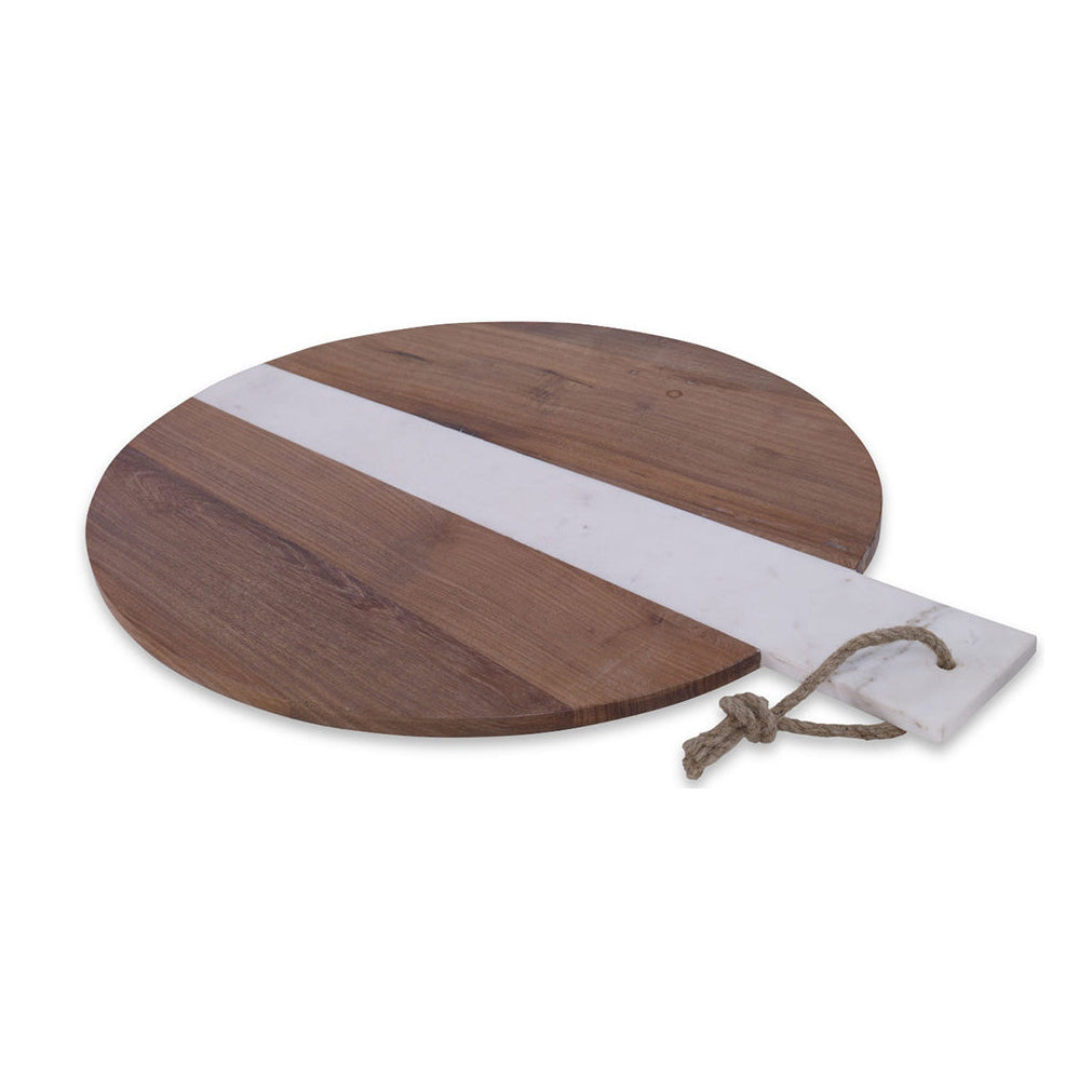 Marble & Wood Charcuterie Board