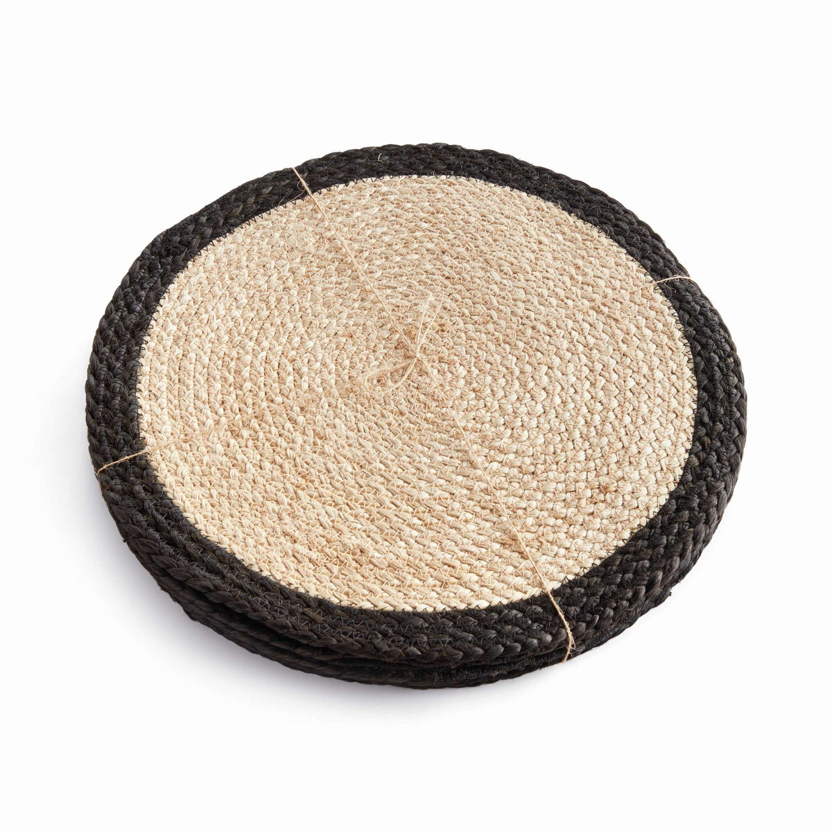 Jute Coil Round Placemats - Set of 8