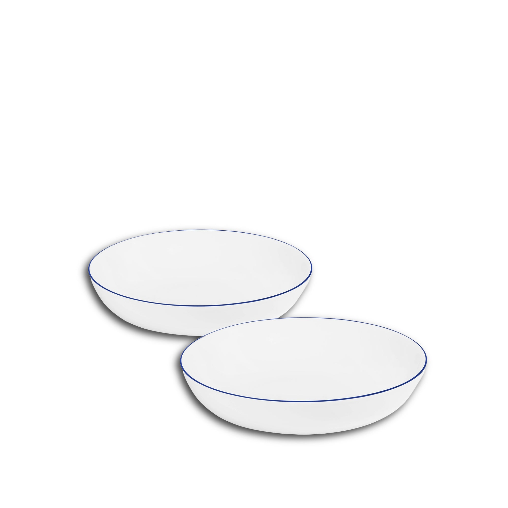 Line Coupe Bowls - Set of 2 by Richard Brendon