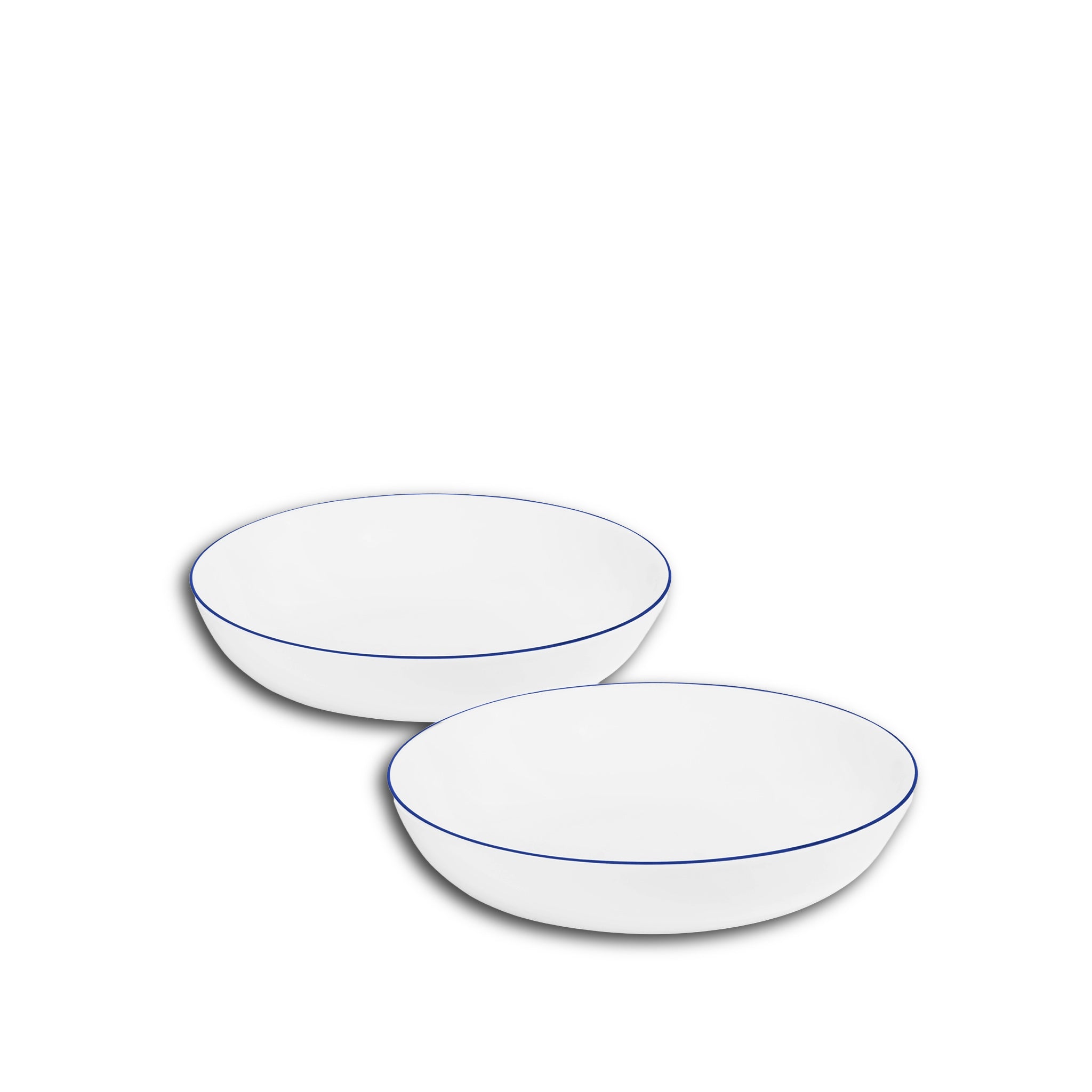Line Coupe Bowls - Set of 2 by Richard Brendon