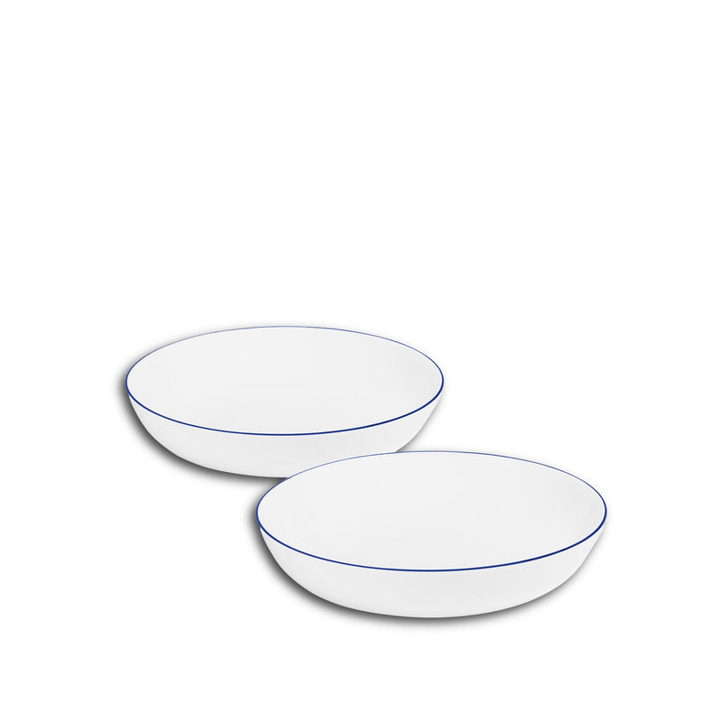 Line Coupe Bowls - Set of 2 by Richard Brendon