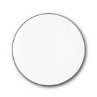 Line Coupe Side Plates (24cm) - Set of 2 by Richard Brendon Cobalt