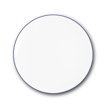 Line Coupe Side Plates (24cm) - Set of 2 by Richard Brendon Cobalt