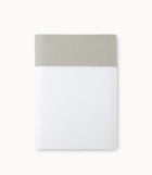 Mandalay Linen Cuff Flat Sheet Platinum