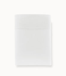 Mandalay Linen Cuff Flat Sheet White