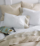 Mandalay Linen Cuff Flat Sheet