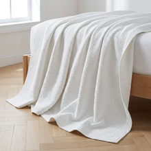 Mini Diamond Cotton Coverlet, Snow White