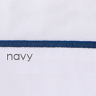 Navy stripe on a white background with 'navy' text.