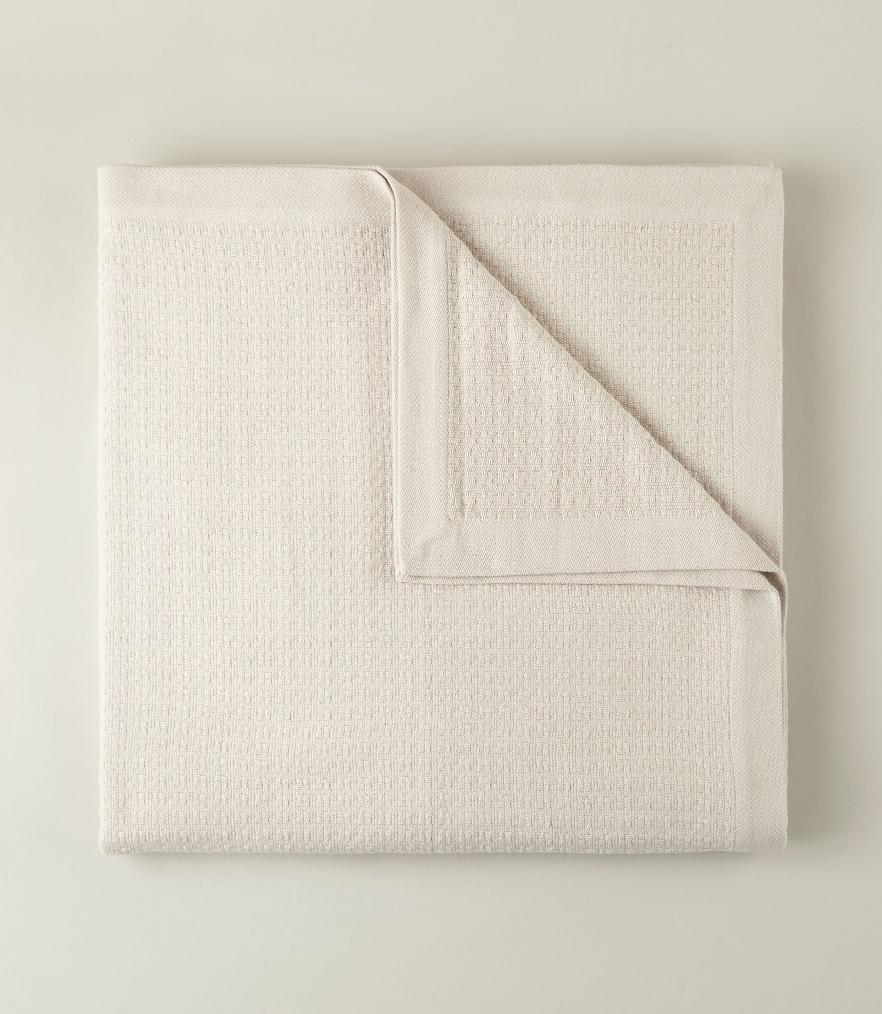 Newport Cotton Blanket Platinum