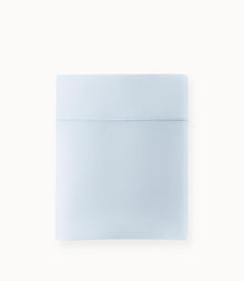 Soprano Sateen Flat Sheet-Flat Sheet-Peacock Alley-Twin/Twin XL-White-Hamptons Blue