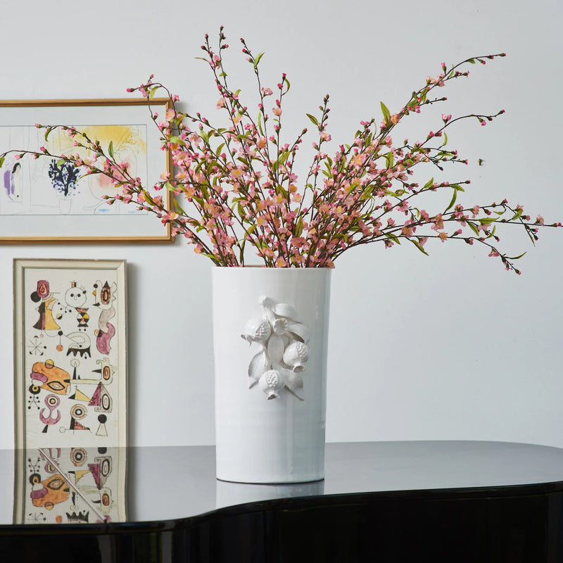 Pomegranate Vase-Vases-Abigails-Hamptons Blue