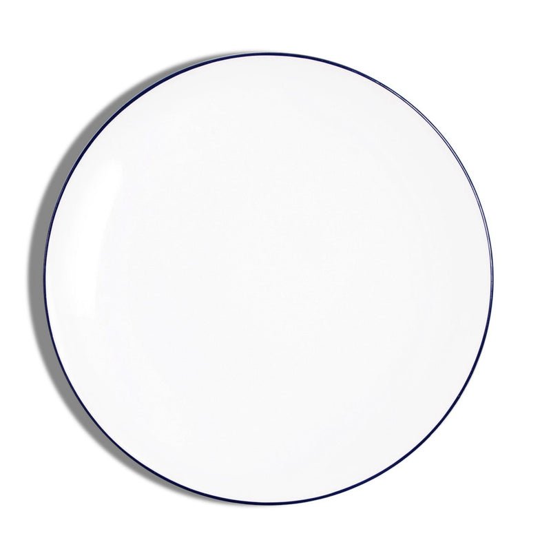Clear circular object on a white background