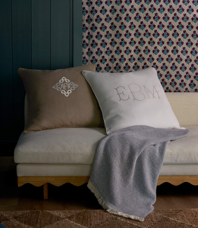 Rio Linen Sham-Shams-Peacock Alley-Standard-White-Corded-Hamptons Blue