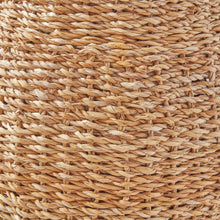 Close up of woven stool